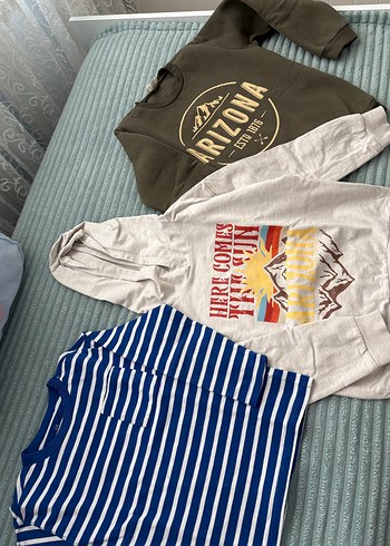 Uzun Kollu Erkek çocuk Sweatshirt - Görsel 2