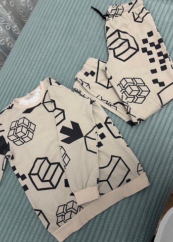 Erkek Çocuk Baskılı Rahat Kesim Eşofman Takımı - Görsel 2