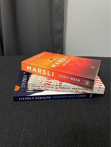  Marslı- Yeraltı Demiryolu - Zamanın Kısa tarihi Üçlü kitap