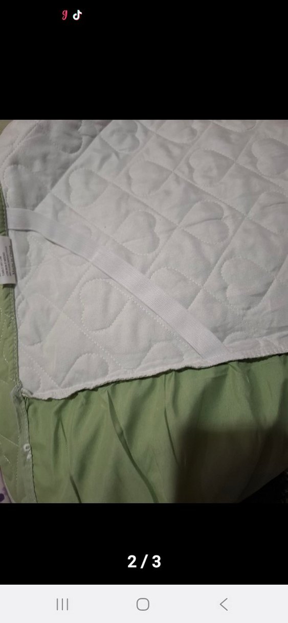 Nakışlı Açık Yeşil Yatak Örtüsü 200x220 cm ve 2 yastık - Görsel 2