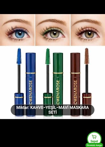 Parlak Mavi Maskara.Her biri cook güzel kızlar - Görsel 4