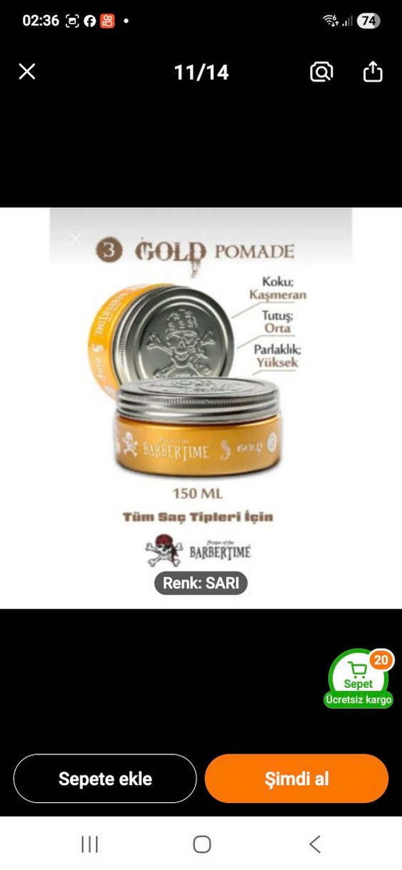 Barbertime Red Pomade 150ml Saç Şekillendirici - Görsel 5