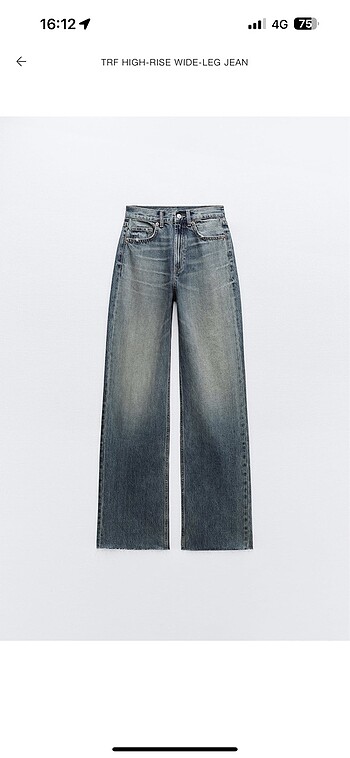 zara wide leg jean