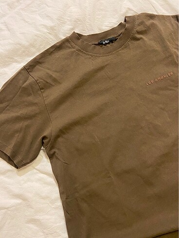 Addax Kahverengi Oversize Tshirt