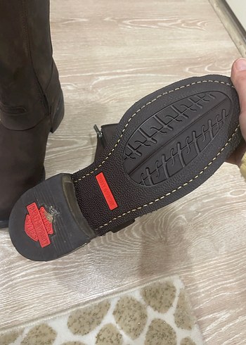 Kahverengi Süet Tokalı Biker Erkek  Bot - Görsel 7
