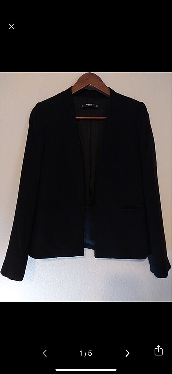 s Beden siyah Renk Mango blazer ceket
