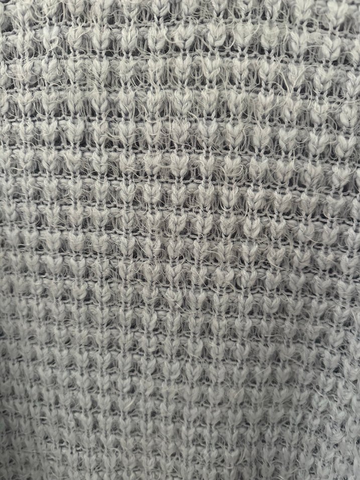 Lila Yüksek Yakalı Örgü Kadın Kazak - Görsel 2