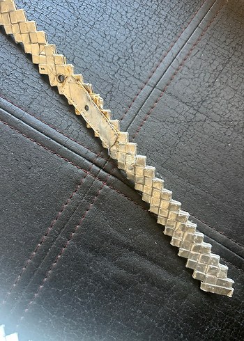 Örgü gümüş rengi Kemer - Görsel 5