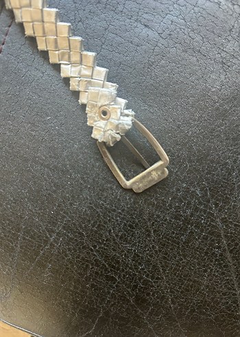 Örgü gümüş rengi Kemer - Görsel 2