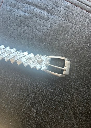 Örgü gümüş rengi Kemer - Görsel 6