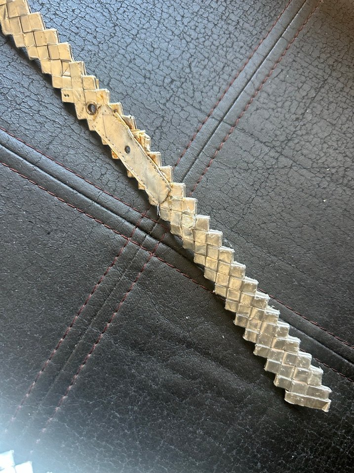 Örgü gümüş rengi Kemer - Görsel 5