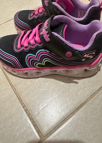 Kız Çocuk Renkli Işıklı Sneakers - Görsel 9