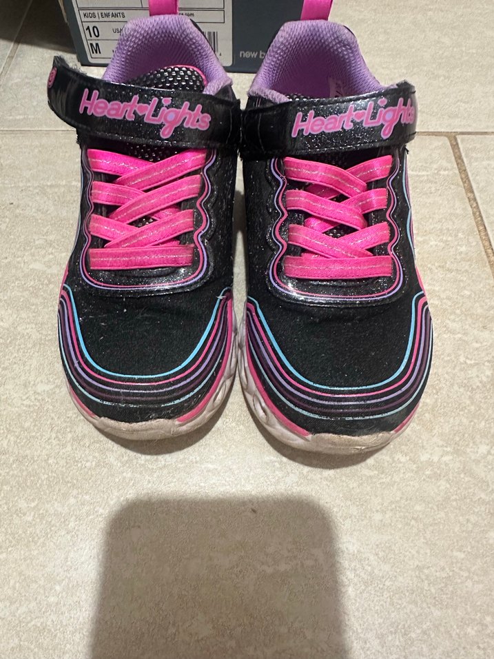 Kız Çocuk Renkli Işıklı Sneakers - Görsel 3