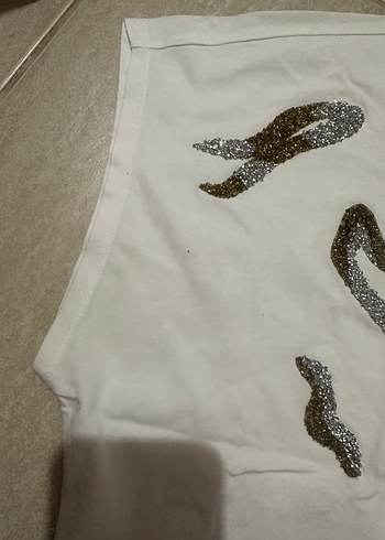 Beymen Kadın Beyaz Kısa Kollu Baskılı Tişört - Görsel 5