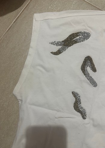 Beymen Kadın Beyaz Kısa Kollu Baskılı Tişört - Görsel 6