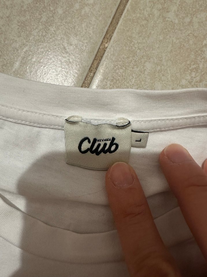 Beymen Kadın Beyaz Kısa Kollu Baskılı Tişört - Görsel 2