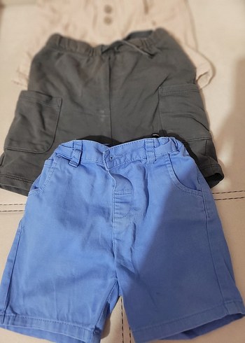 Düğmeli Erkek Pamuklu Rahat Kesim Şort - Görsel 3