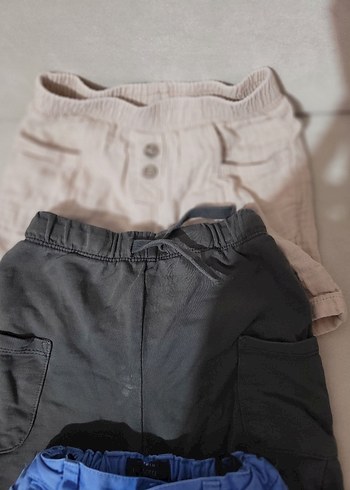 Düğmeli Erkek Pamuklu Rahat Kesim Şort - Görsel 2