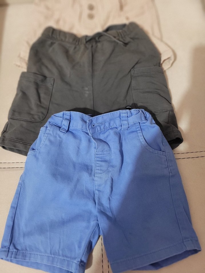 Düğmeli Erkek Pamuklu Rahat Kesim Şort - Görsel 3