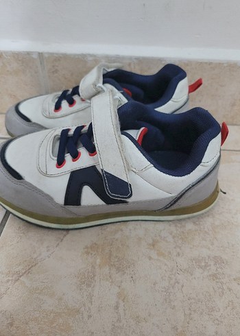 Gri-Beyaz Erkek Çocuk Spor Ayakkabı - Görsel 2