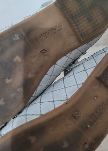 Kızlar için Beyaz Kürklü Babet Ayakkabı - Görsel 4