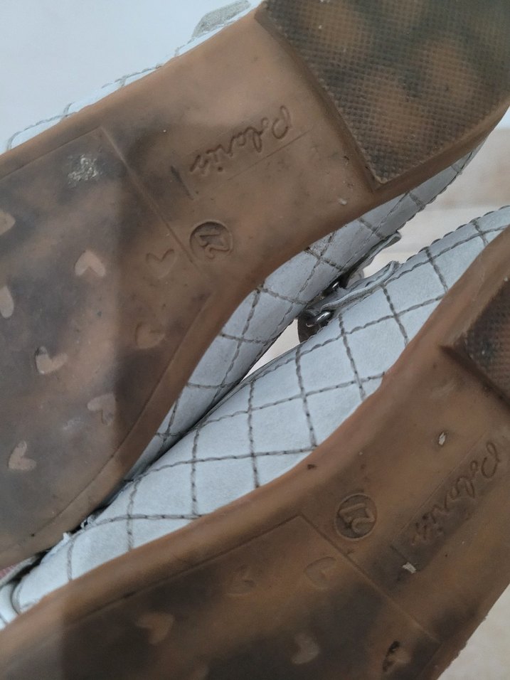 Kızlar için Beyaz Kürklü Babet Ayakkabı - Görsel 4