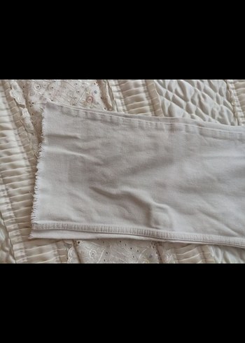Zara Bej Kadın Keten Pantolon