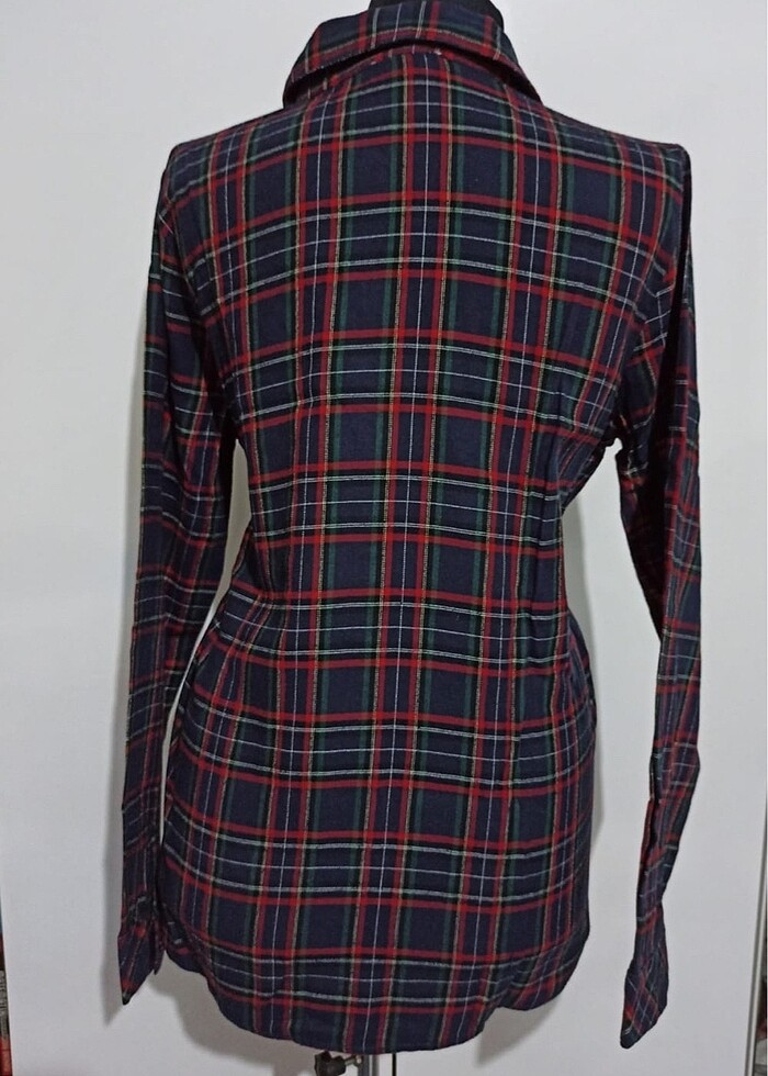 Ekose desen renkli gömlek - Görsel 2