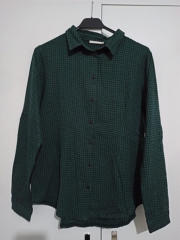 Yeşil kareli gömlek - Görsel 3