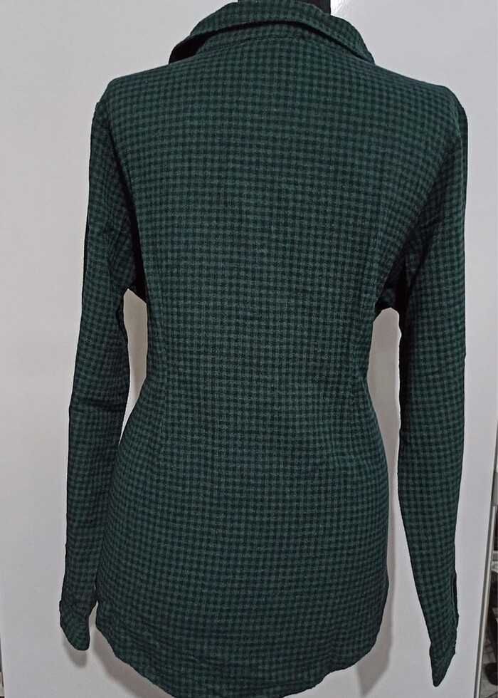 Yeşil kareli gömlek - Görsel 2