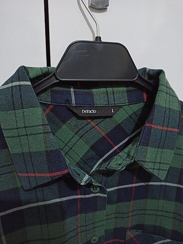 Yeşil kışlık gömlek - Görsel 3