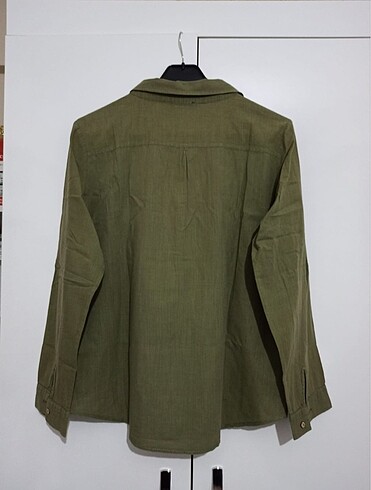 Haki yazlık gömlek - Görsel 2