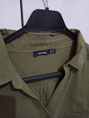 Haki yazlık gömlek - Görsel 3