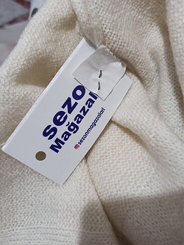 Krem rengi kazak - Görsel 4