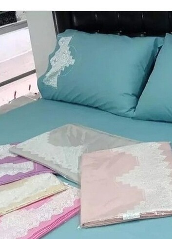 Beden El işi dantelli Nevresim takım çift kişilik