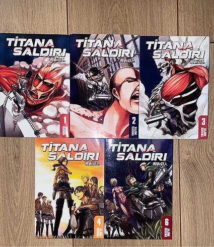 Attack on titan titana saldırı 1 2 3 4 6