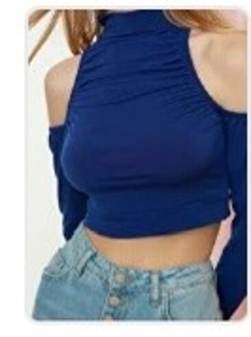 Trendyolmilla saks mavisi bluz