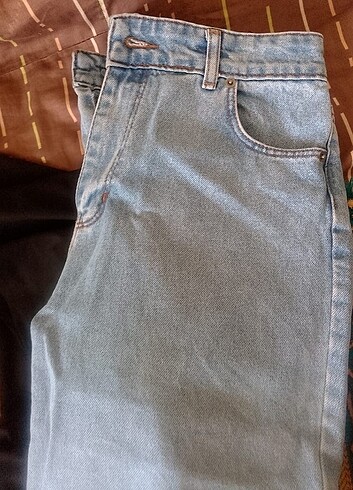 l Beden mavi Renk Pantolon Jean kot pantolon bol pantolon