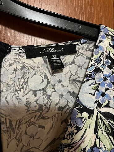 Mavi Jeans mavi çiçekli elbise