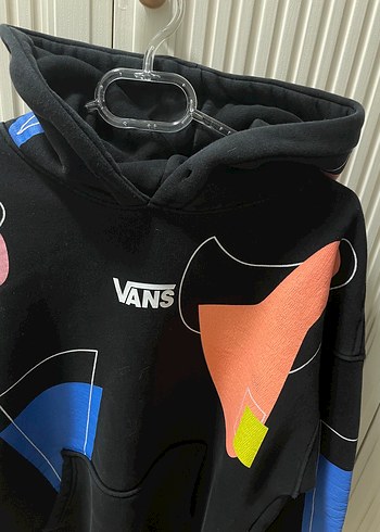 Vans Çok Renkli Baskılı Kapüşonlu Sweatshirt - Görsel 2