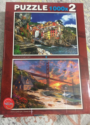 diğer Beden çeşitli Renk 2 adet puzzle