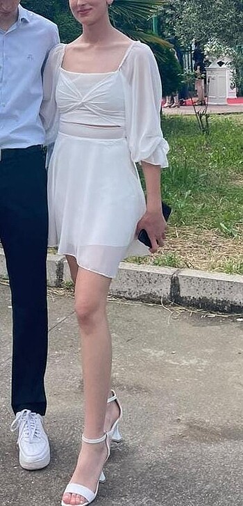 s Beden beyaz elbise
