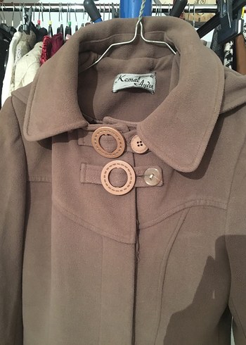 Kahverengi Uzun Kadın Kaban - Görsel 2