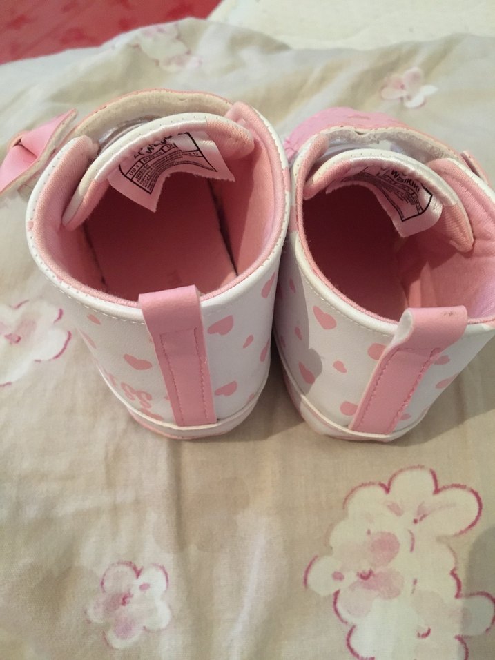 Kız Bebek İlk Adım Pembe Tokalı Ayakkabı - Görsel 3