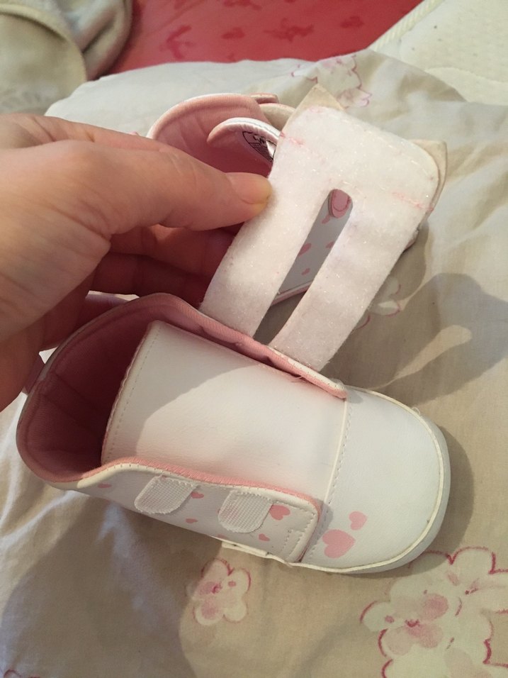 Kız Bebek İlk Adım Pembe Tokalı Ayakkabı - Görsel 5