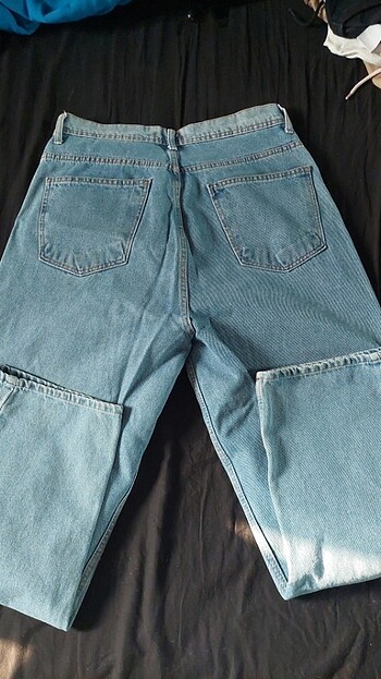 m Beden baggy mavi jean
