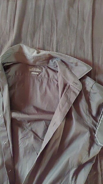 Zara zara man basic siyah gomlek