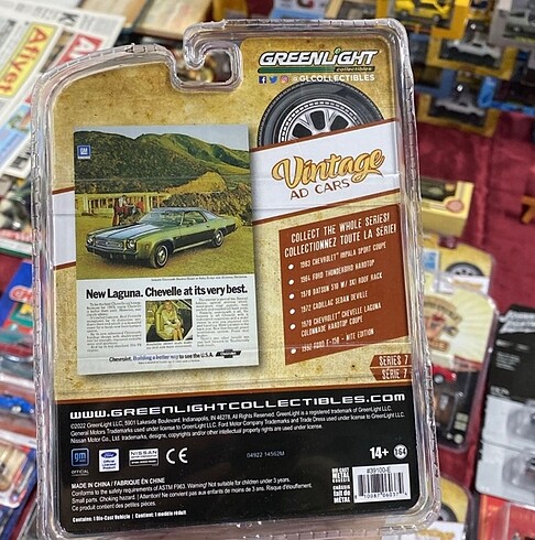 Beden Renk Greenlight 1973 Chevrolet Model Araba