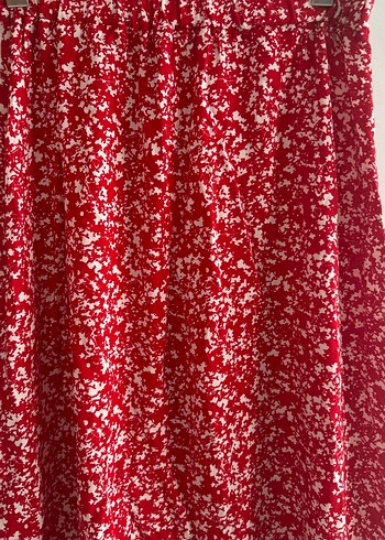 Kırmızı Drapeli Uzun fermuarlı yırtmaçlı - Görsel 3