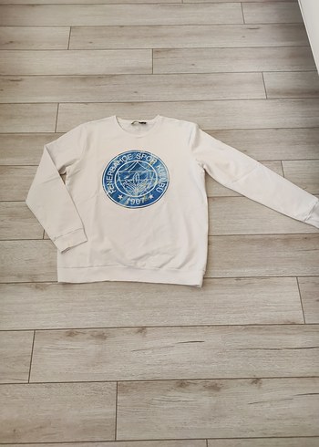 Fenerium Fenerbahçe Logolu Beyaz Sweatshirt